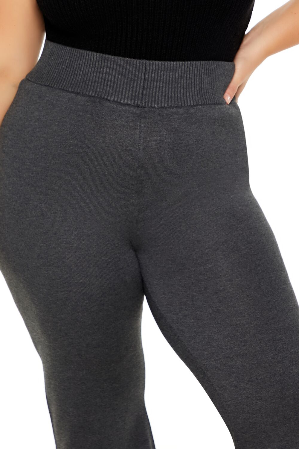 Plus Size Sweater-Knit Flare Pants | Forever 21 sale