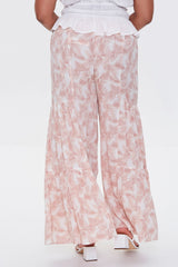 Plus Size Leaf Print Wide-Leg Pants | Forever 21 discount