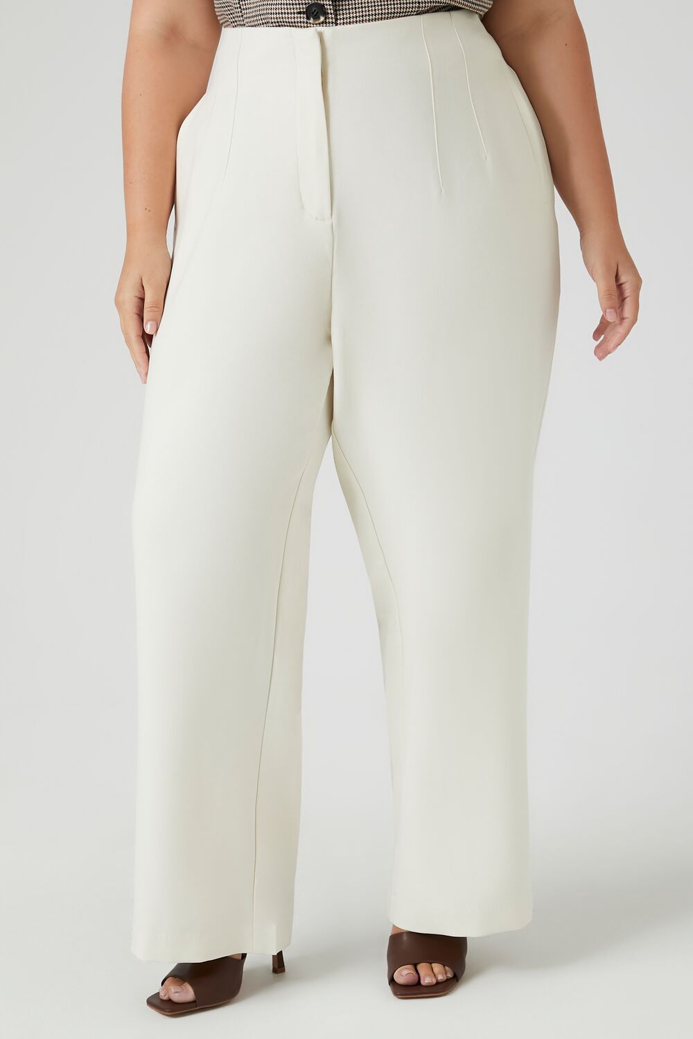 Plus Size High-Rise Straight Pants | Forever 21 US