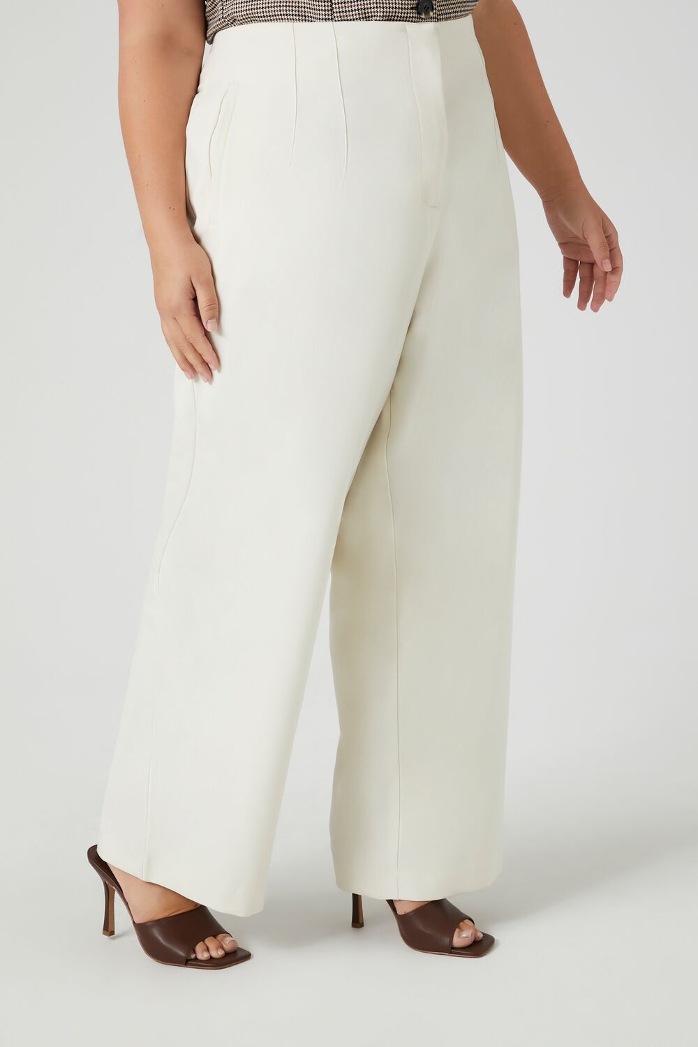 Plus Size High-Rise Straight Pants | Forever 21 US