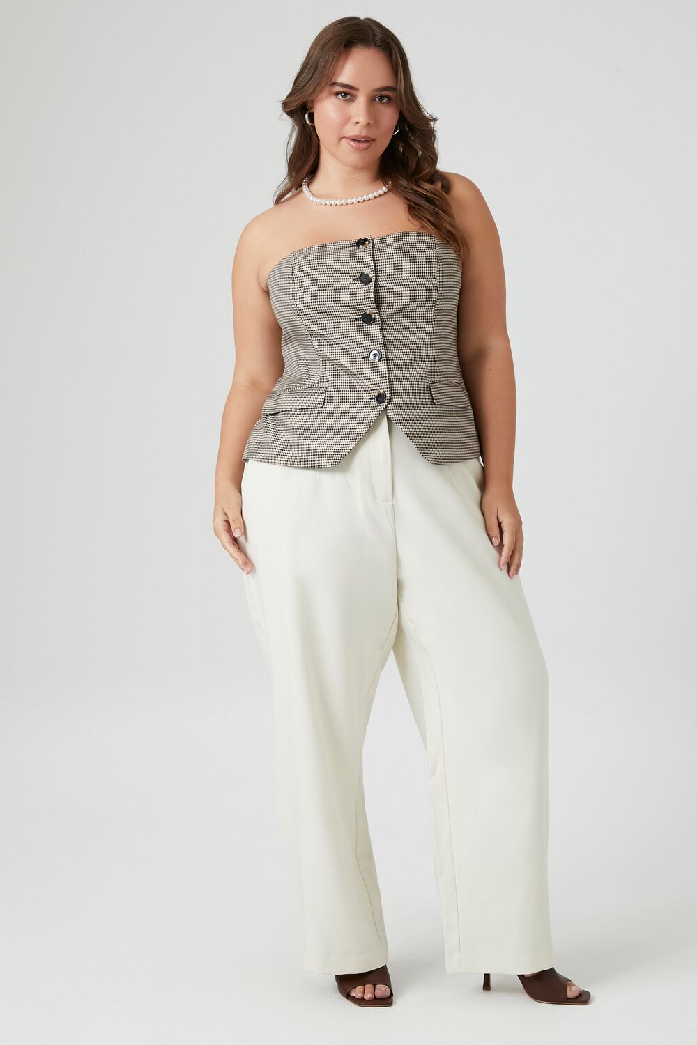 Plus Size High-Rise Straight Pants | Forever 21 US