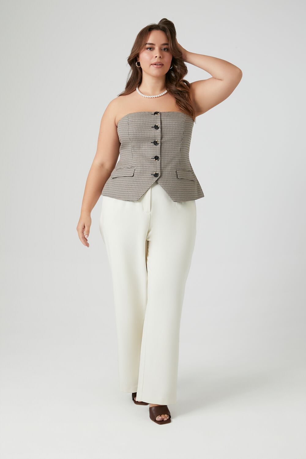 Plus Size High-Rise Straight Pants | Forever 21 US