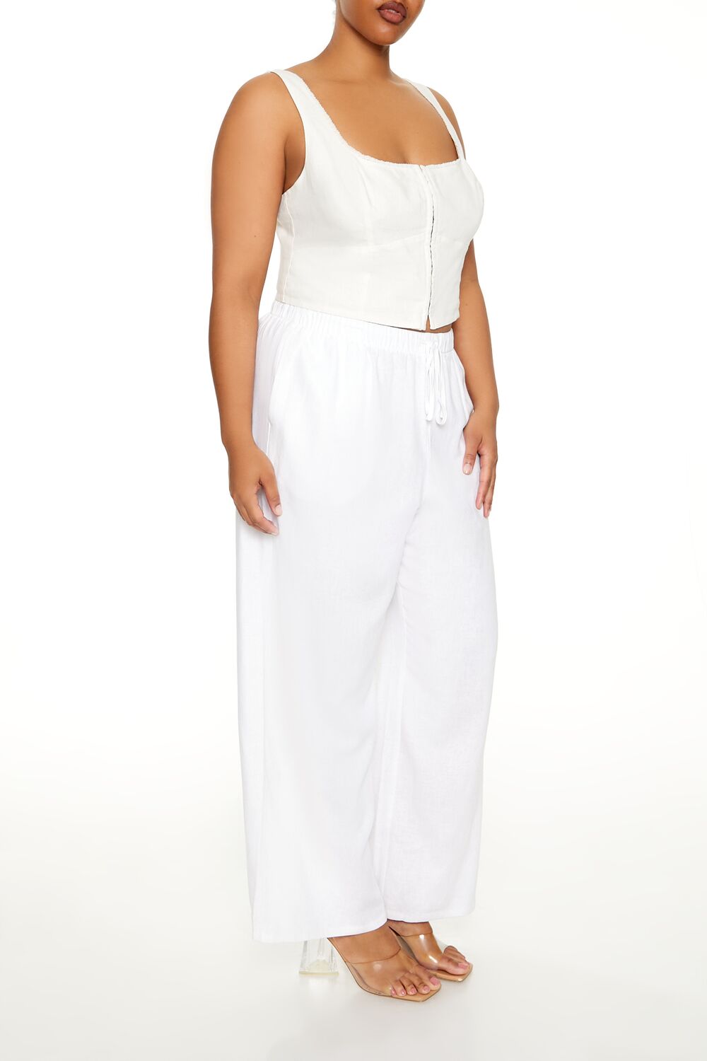 Plus Size Wide-Leg Drawstring Pants | Forever 21 discount