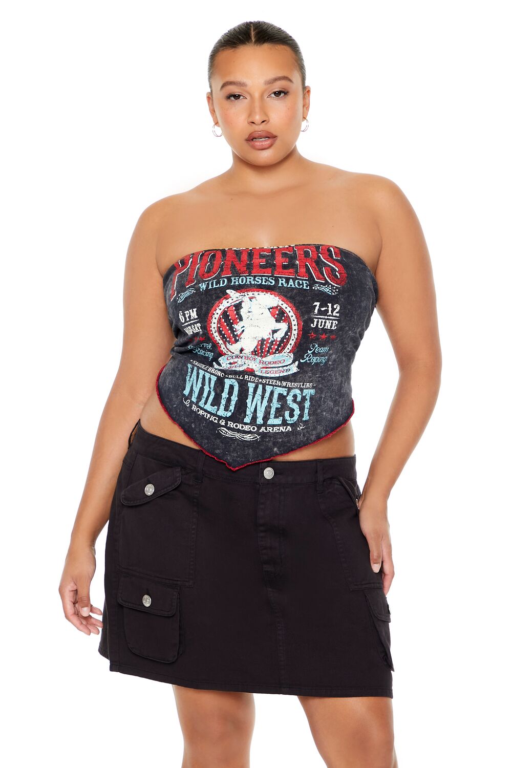 Plus Size Twill Cargo Mini Skirt | Forever 21 near me