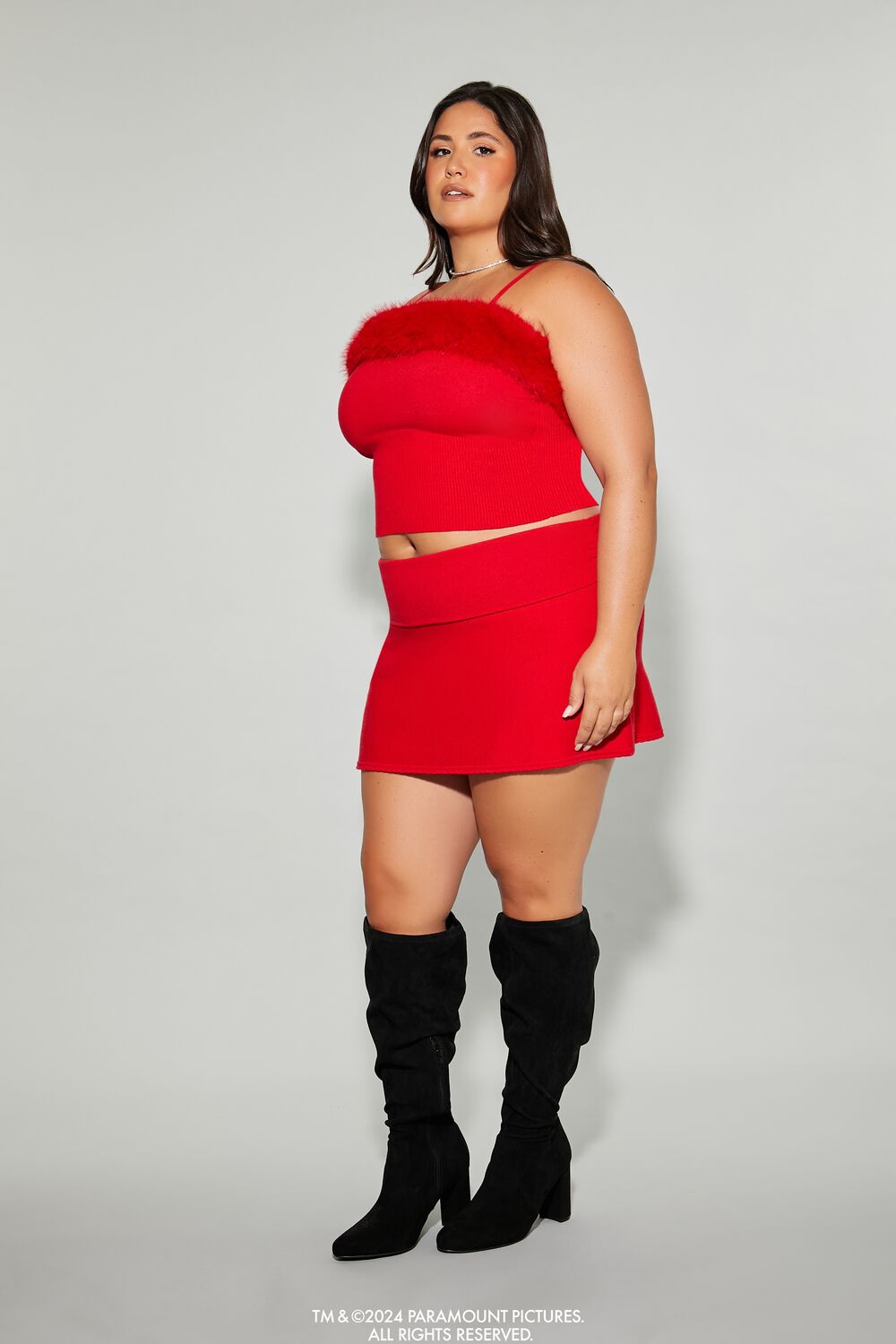 Plus Size Mean Girls Foldover Mini Skirt | Forever 21 sale