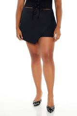 Plus Size Mock Wrap Skort | Forever 21 discount