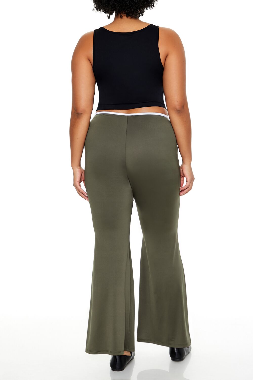 Plus Size Tie-Waist Flare Leggings | Forever 21 outlet