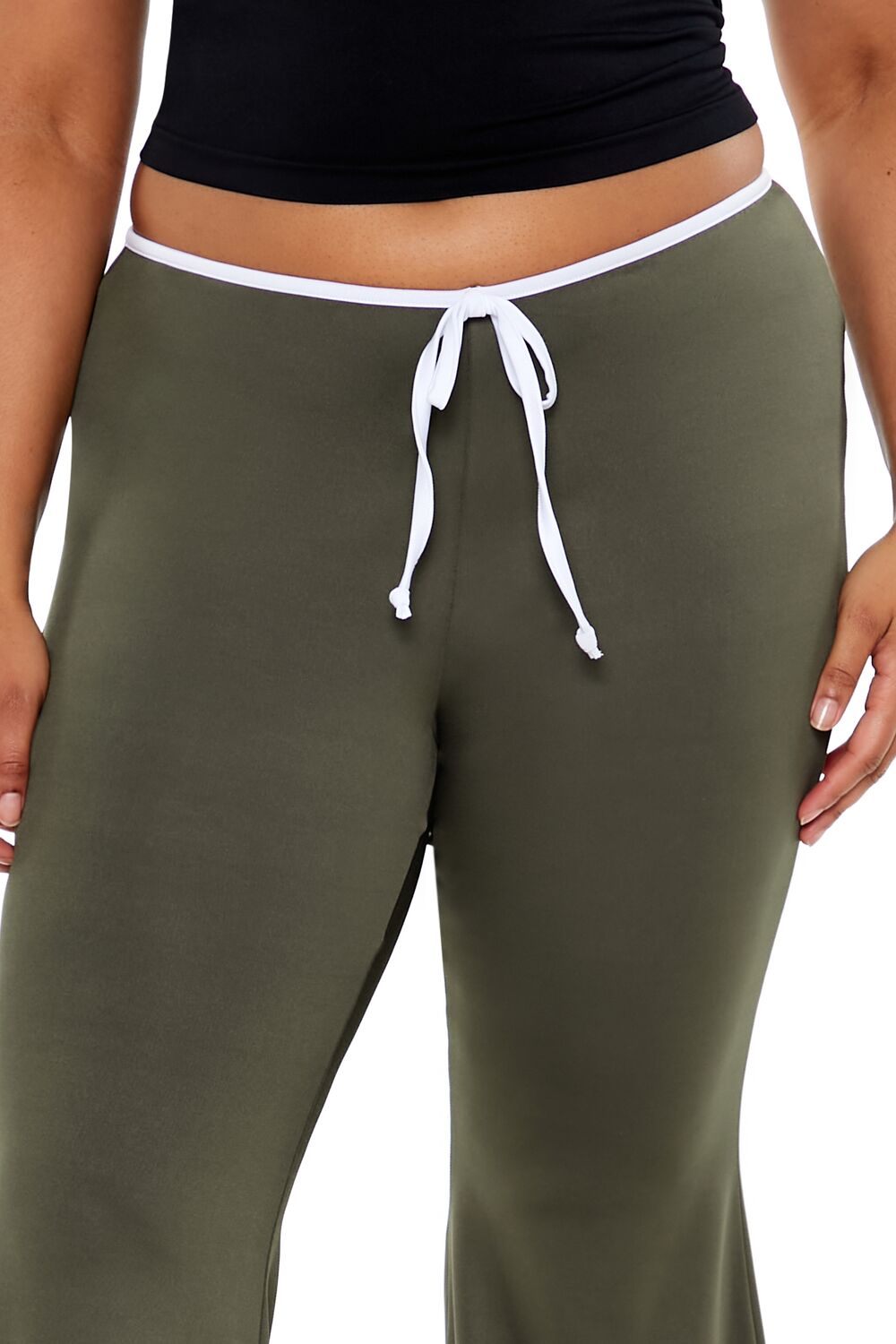Plus Size Tie-Waist Flare Leggings | Forever 21 outlet
