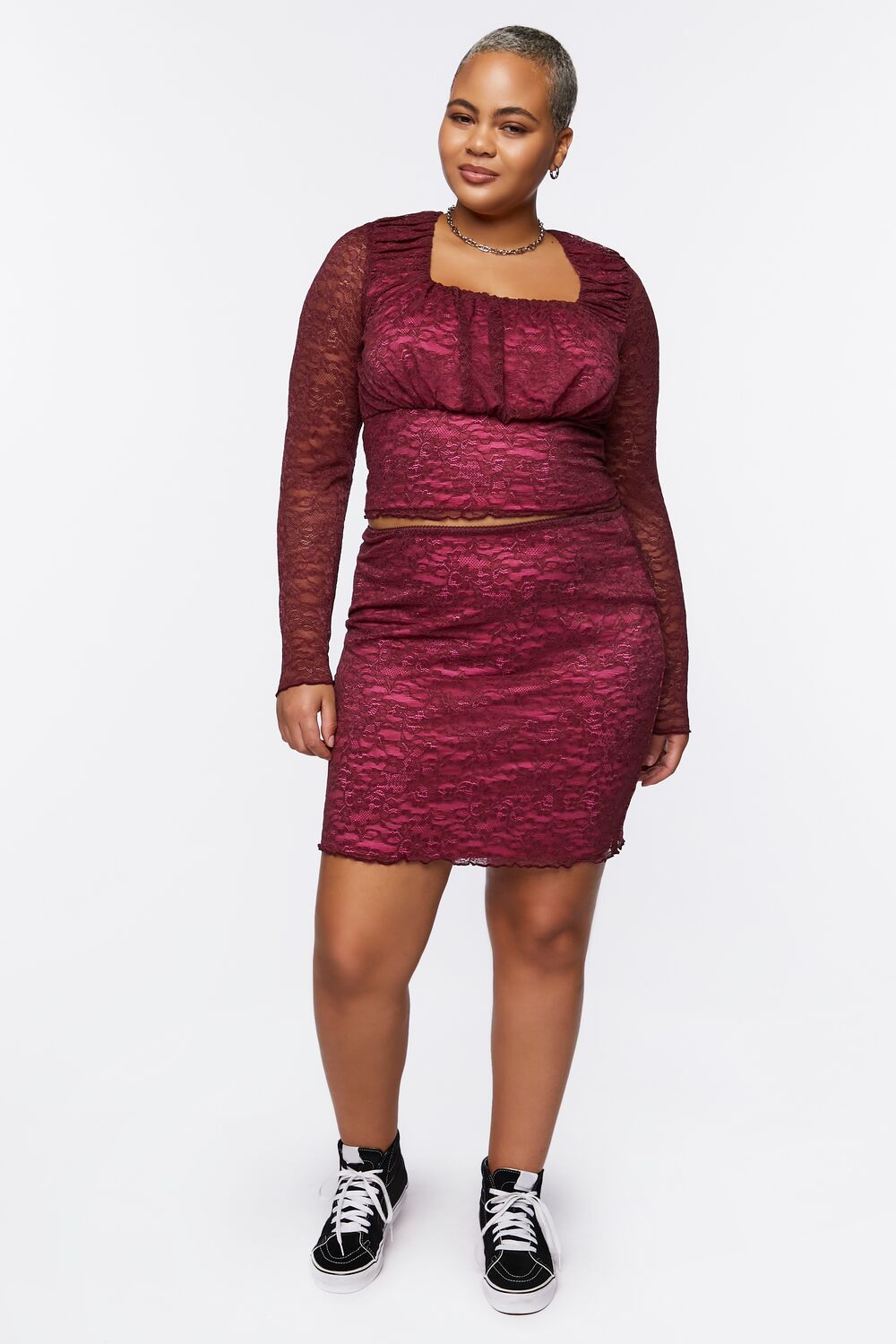 Plus Size Lace Mini Skirt | Forever 21 sale