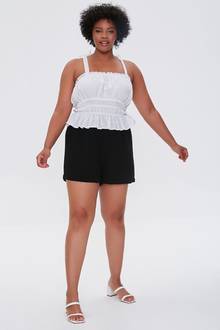 Plus Size Smocked Shorts | Forever 21 on sale