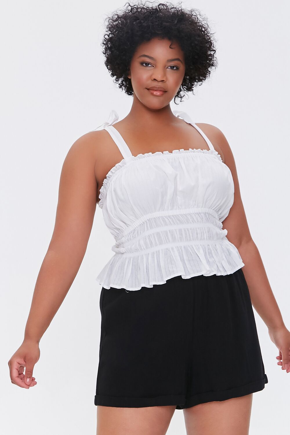Plus Size Smocked Shorts | Forever 21 on sale