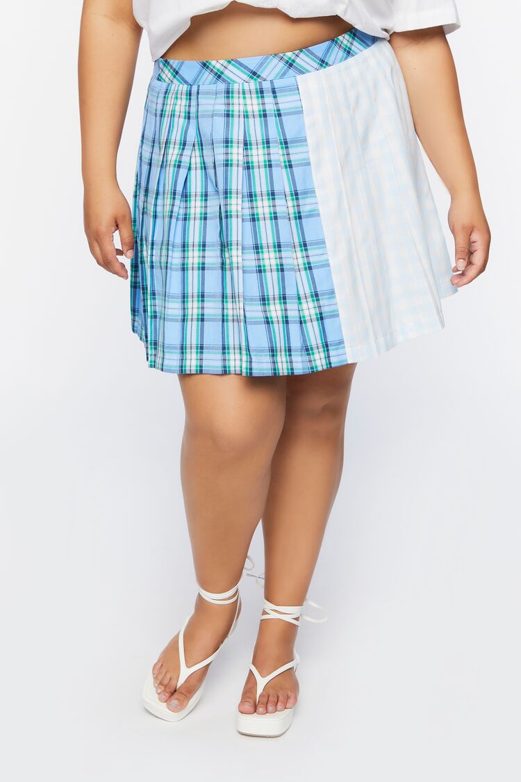 Plus Size Reworked Plaid Mini Skirt | Forever 21 outlet