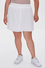 Plus Size Tiered Buttoned Mini Skirt | Forever 21 online