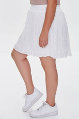 Plus Size Tiered Buttoned Mini Skirt | Forever 21 online
