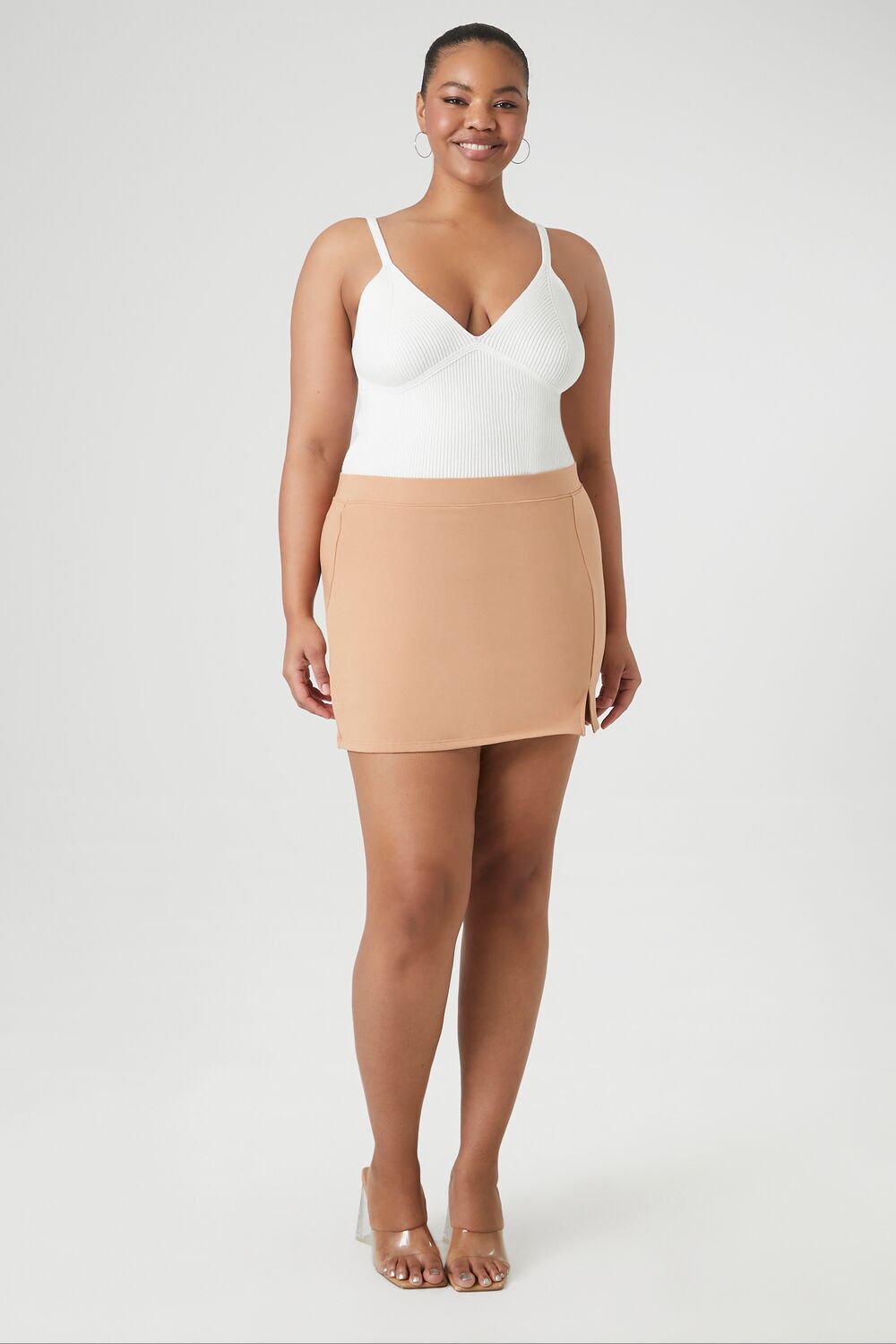Plus Size Fitted Mini Skirt | Forever 21 near me