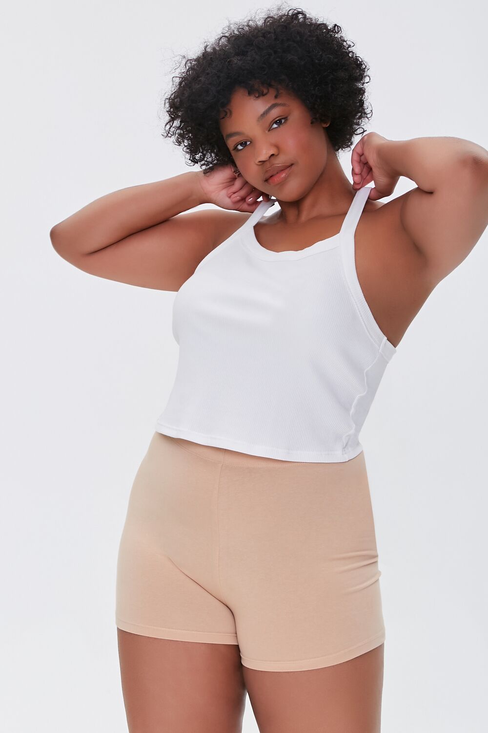 Plus Size Basic Cotton Hot Shorts | Forever 21 outlet
