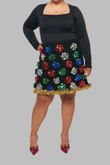 Plus Size Gift Bow Mini Skirt | Forever 21 online