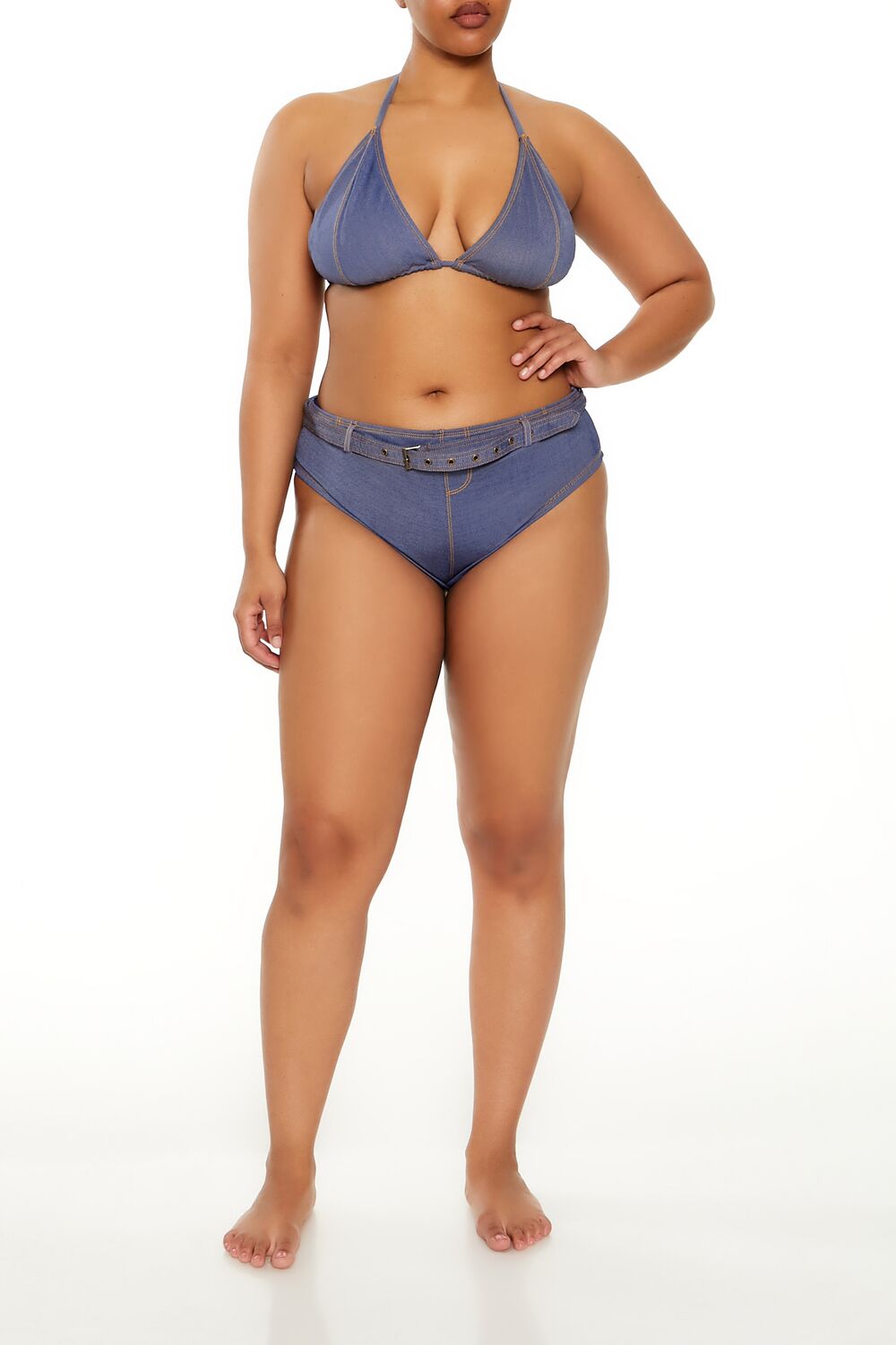 Plus Size Denim Bikini Bottoms | Forever 21 sale