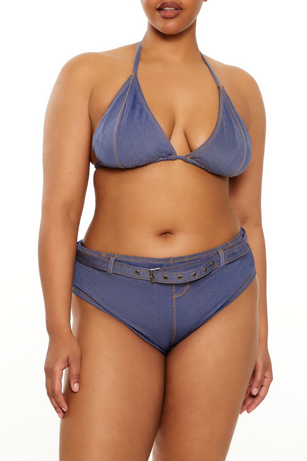 Plus Size Denim Bikini Bottoms | Forever 21 sale