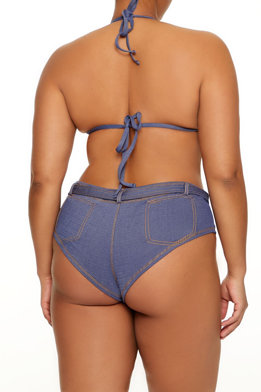 Plus Size Denim Bikini Bottoms | Forever 21 sale