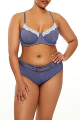 Plus Size Denim Underwire Bikini Top | Forever 21 on sale