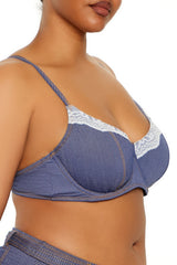 Plus Size Denim Underwire Bikini Top | Forever 21 on sale