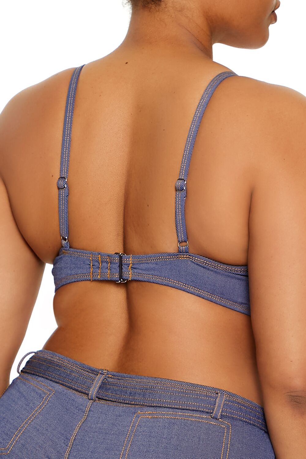 Plus Size Denim Underwire Bikini Top | Forever 21 on sale
