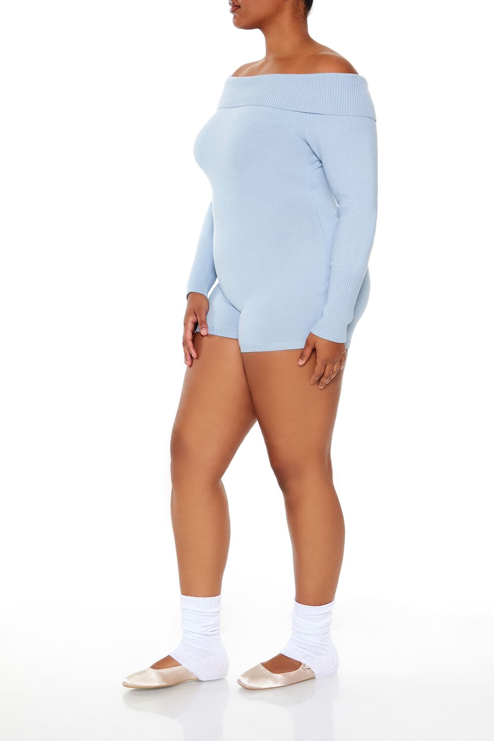 Plus Size Off-the-Shoulder Romper | Forever 21 near me