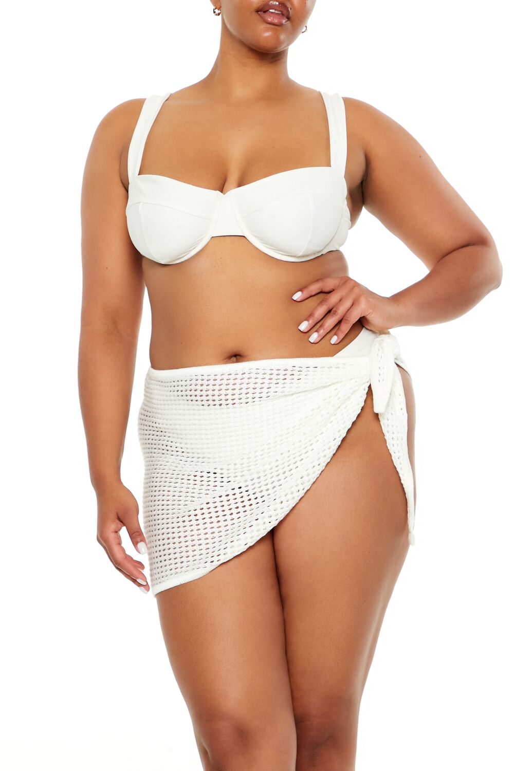 Plus Size Swim Cover-Up Mini Skirt | Forever 21 sale