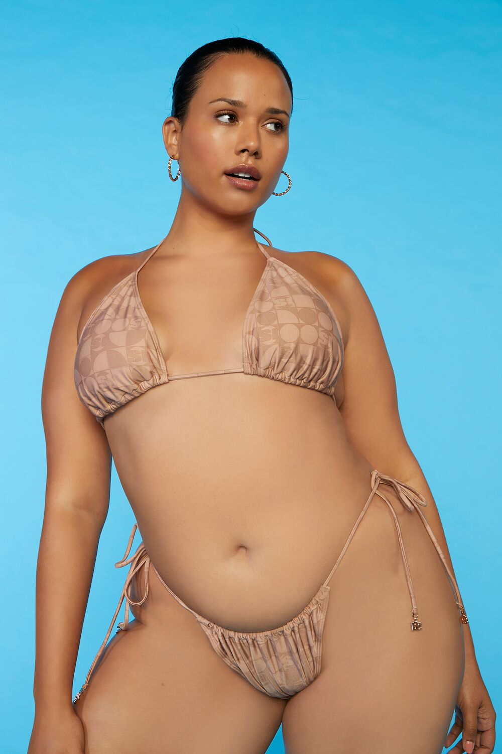 Plus Size Sports Illustrated Geo Print Bikini Bottoms | Forever 21 outlet