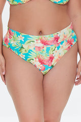 Plus Size Tropical Print Bikini Bottoms | Forever 21 on sale