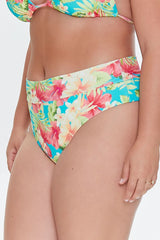 Plus Size Tropical Print Bikini Bottoms | Forever 21 on sale