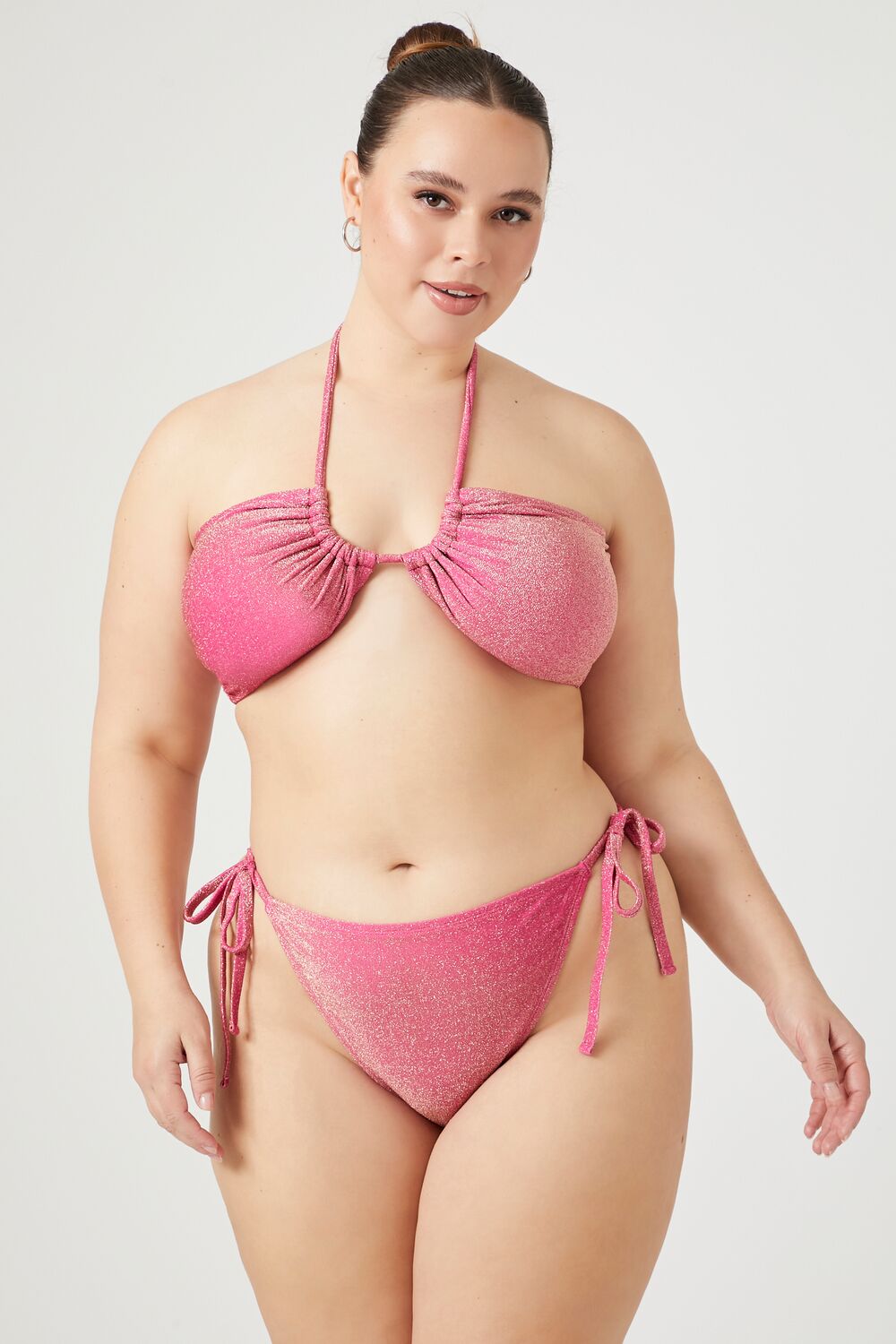 Plus Size Glitter Knit String Bikini Bottoms | Forever 21 sale