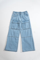 Kids Wide-Leg Utility Denim Pants | Forever 21 discount