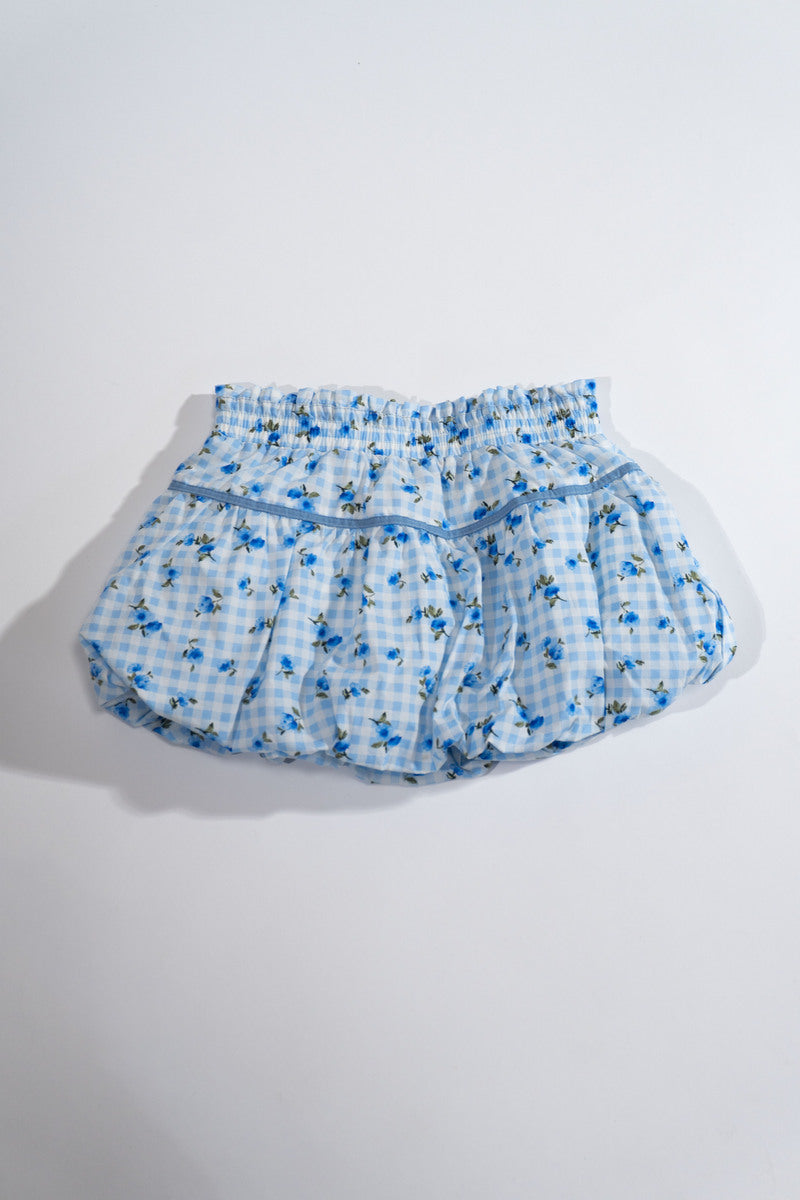 Girls Tiered Gingham & Floral Skirt | Forever 21 US