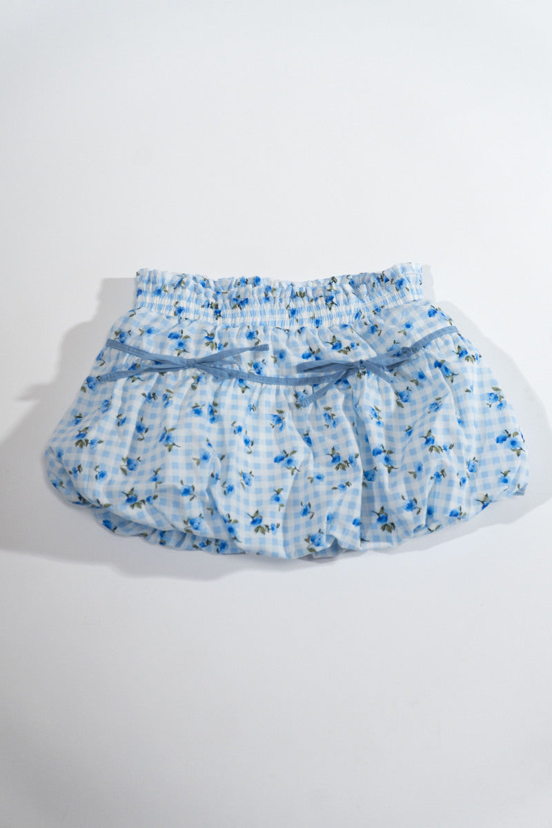 Girls Tiered Gingham & Floral Skirt | Forever 21 US