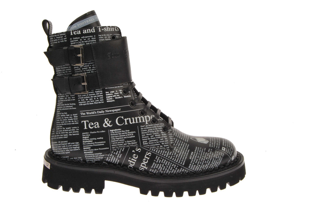 Newsprint Boot with Ankle Monk Straps | Forever 21 on sale