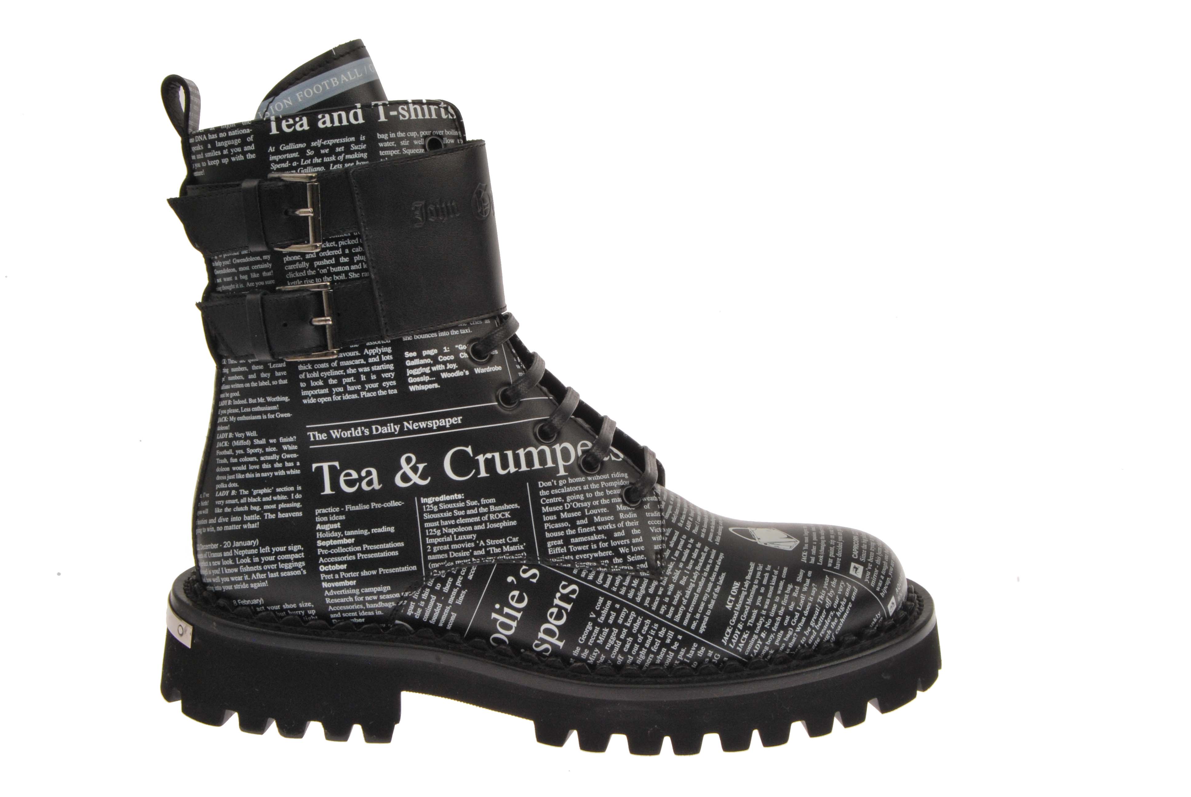 Newsprint Boot with Ankle Monk Straps | Forever 21 on sale