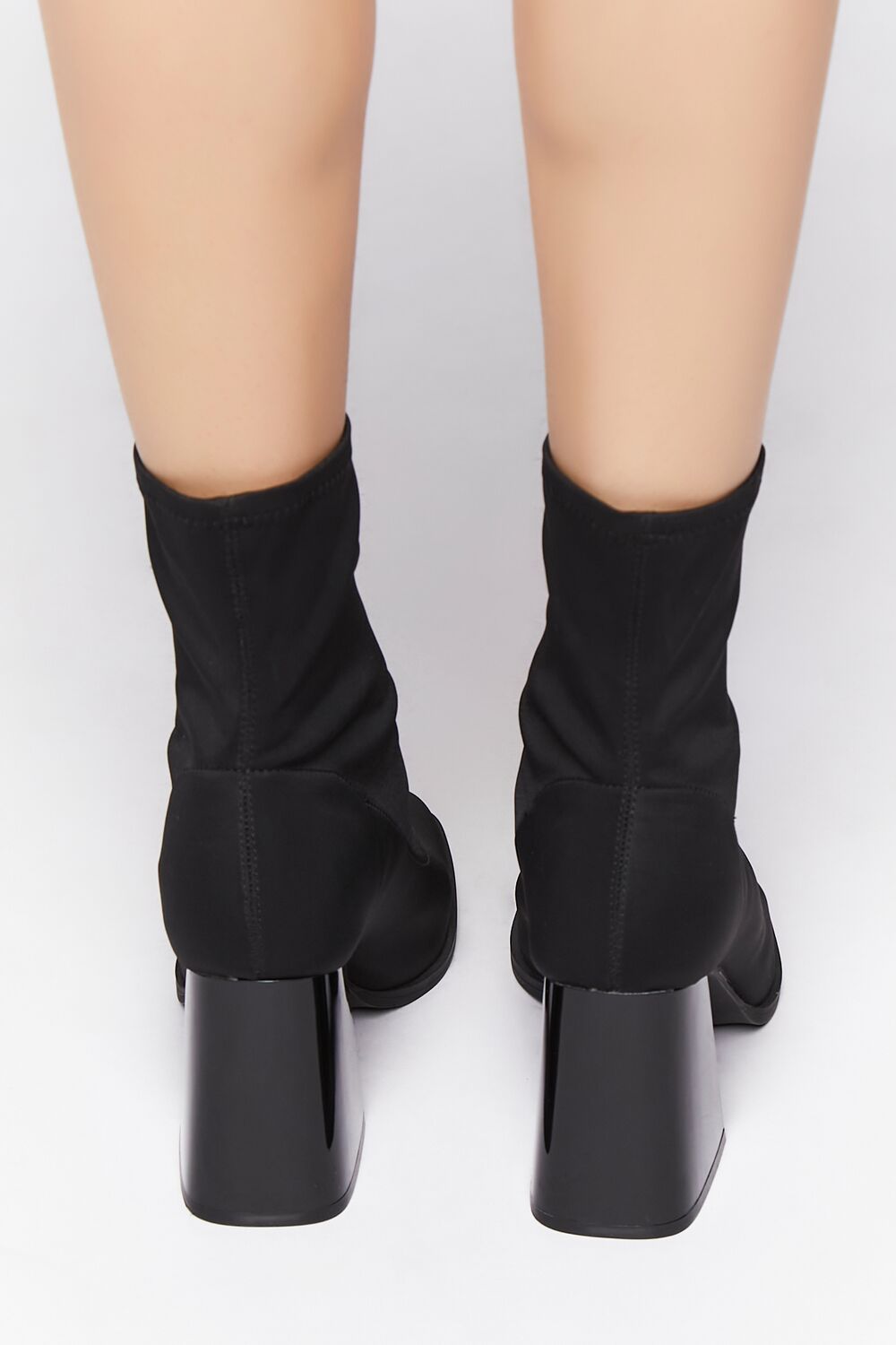 Flare Heel Sock Booties | Forever 21 outlet