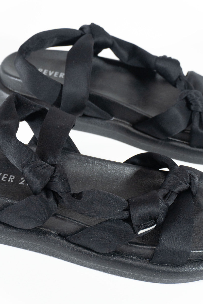 Knotted Platform Sandals | Forever 21 US