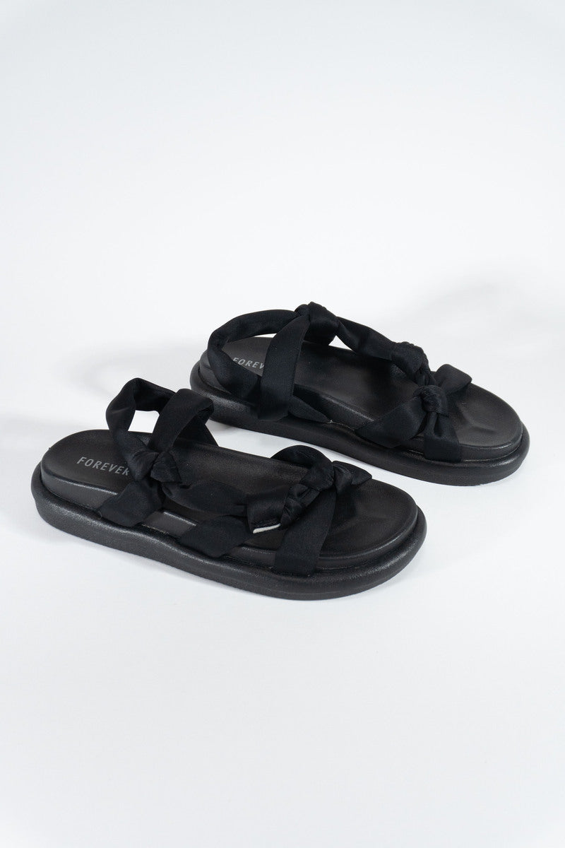 Knotted Platform Sandals | Forever 21 US