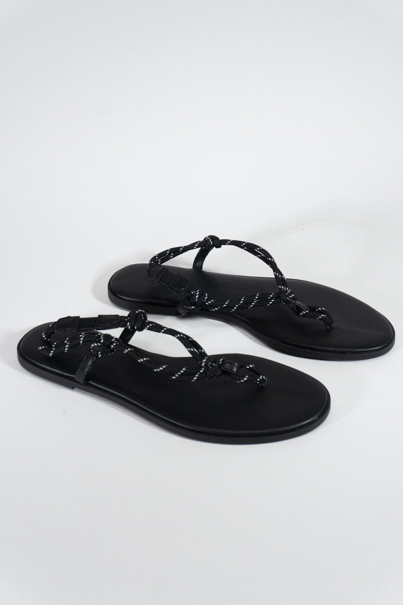 Braided Strap Faux Leather Flip-Flops | Forever 21 US