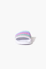 Girls Striped Sequin Slides (Kids) | Forever 21 outlet