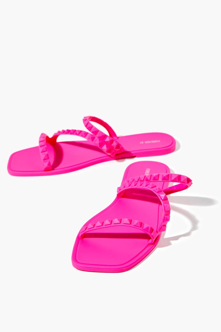 Studded Square-Toe Sandals | Forever 21 online