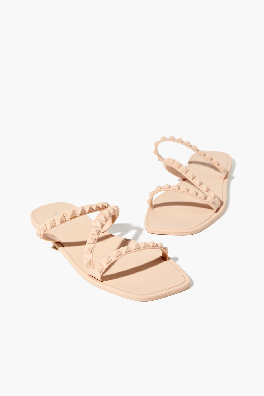 Studded Square-Toe Sandals | Forever 21 online