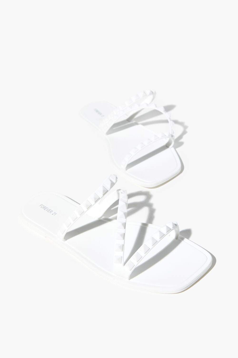 Studded Square-Toe Sandals | Forever 21 online
