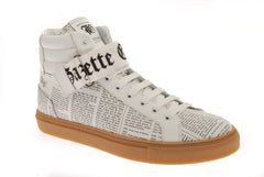 High Top Newsprint Sneakers | Forever 21 US