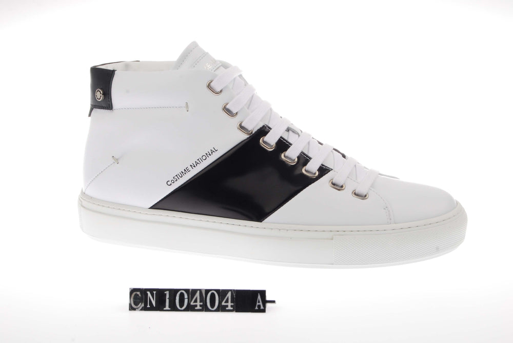 Costume National Logo Stripe High Top Sneaker | Forever 21 discount