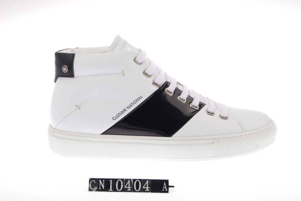 Costume National Logo Stripe High Top Sneaker | Forever 21 discount