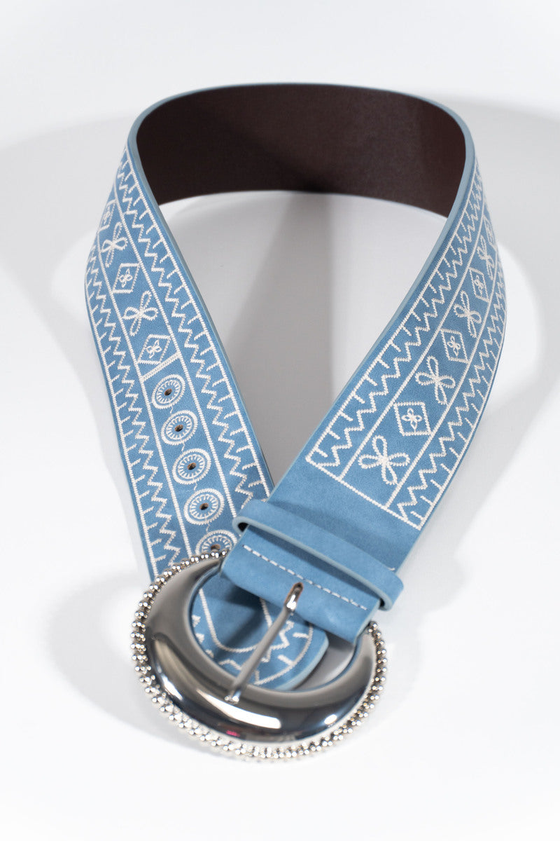 Embroidered Faux Leather Belt | Forever 21 US